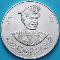 Ливия 5 динар 1979 год. Муаммар Каддафи Серебро