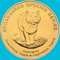 Малайзия 25 сен 2003 год. Суматранский тигр. Буклет