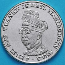 Малайзия 1 ринггит 1969 год. 10 лет Национальному Банку.