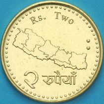 Непал 2 рупии 2020 год.