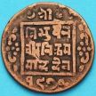 Монета Непал 1 пайс 1913 год. VS1970 - १९७०.