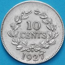 Саравак 10 центов 1927 год.