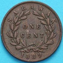 Саравак 1 цент 1889 год.
