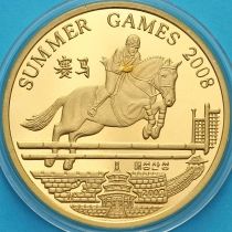 Северная Корея 20 вон 2007 год. Олимпийские Игры. Конный спорт
