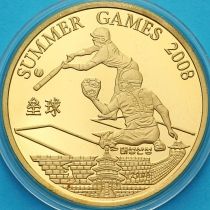 Северная Корея 20 вон 2008 год. Олимпийские Игры. Софтбол