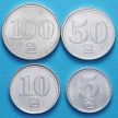 Северная Корея набор 4 монеты 2005 год.