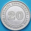Монета Стрейтс-Сетлментс 20 центов 1927 год. Серебро. №1