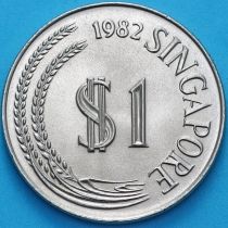 Сингапур 1 доллар 1982 год. Мерлион.
