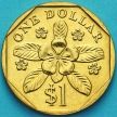 Монета Сингапур 1 доллар 2000 год.