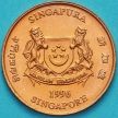 Монета Сингапур 1 цент 1996 год.