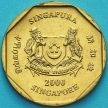 Монета Сингапур 1 доллар 2000 год.