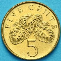 Сингапур 5 центов 1992-2012 год.
