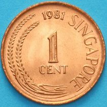 Сингапур 1 цент 1981 год.