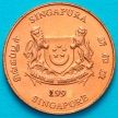 Монета Сингапур 1 цент 1995 год.