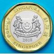 Монета Сингапура 1 доллар 2013 год.