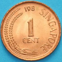 Сингапур 1 цент 1980 год.