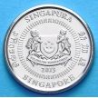 Монета Сингапур 10 центов 2013 год.