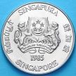 Монета Сингапура 10 долларов 1985 г. Год быка