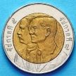 Монета Таиланда 10 бат 2002 год. 100 лет Королевскому Департаменту Ирригации