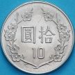 Монета Тайвань 10 юаней 1982 год. Чан Кайши