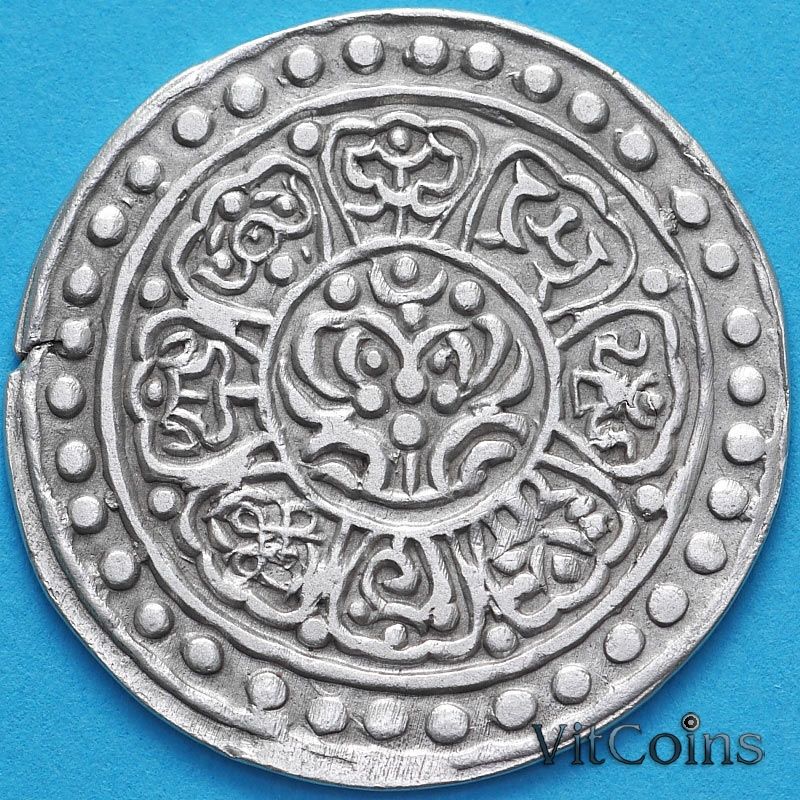 Монета Тибет 1тангка. Серебро. Y # 13 №4