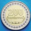 Монета Восточного Тимора 200 сентаво 2017 год. Буйвол.