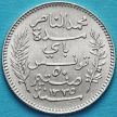 Монета Тунис 50 сантим 1916 год. Серебро.