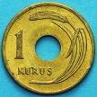 Монета Турция 1 куруш 1949 год.
