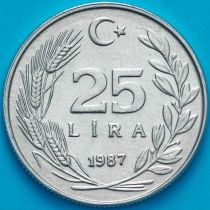 Турция 25 лир 1987 год.