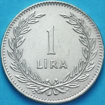 Турция 1 лира 1948 год. Серебро. №2