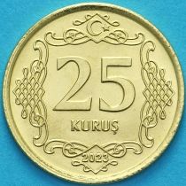 Турция 25 курушей 2023 год.