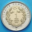 Монета Турции 1 лира 2012 год. Олень.