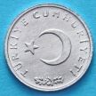 Монета Турции 1 куруш 1975 год.