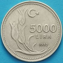 Турция 5000 лир 1993 год.