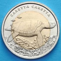 Турция 1 лира 2009 год. Морская черепаха.