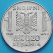 Монета Албании 0,2 лек 1940 год.