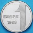 Монета Андорра 1 динер 1988 год. Мост Пон-де-ла-Маргинеда