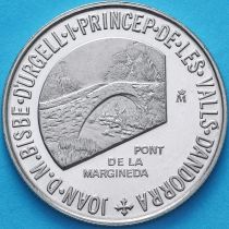 Андорра 1 динер 1988 год. Мост Пон-де-ла-Маргинеда