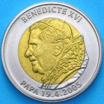 Андорра 1 динер 2006 год. Папа Бенедикт XVI