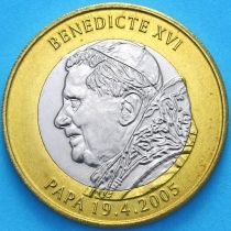 Андорра 2 динера 2006 год. Папа Бенедикт XVI