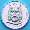 Монета Андорры 1 сантим 2002 год. Карл Великий