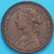 Монета Великобритания 1/2 пенни 1860 год. №1