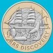 Монета Великобритания 2 фунта 2025 год. Крейсер Исследовательское судно «Дискавери». Буклет