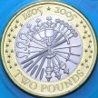 Монета Великобритания 2 фунта 2005 год. 400 лет Пороховому заговору. BU