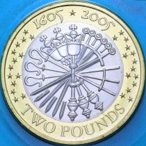 Великобритания 2 фунта 2005 год. 400 лет Пороховому заговору. BU