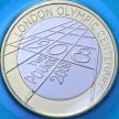 Монета Великобритания 2 фунта 2008 год.100 лет Олимпиаде в Лондоне. BU