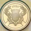 Монета Великобритания 2 фунта 1986 год. XIII Игры Содружества. BU
