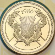Великобритания 2 фунта 1986 год. XIII Игры Содружества. BU