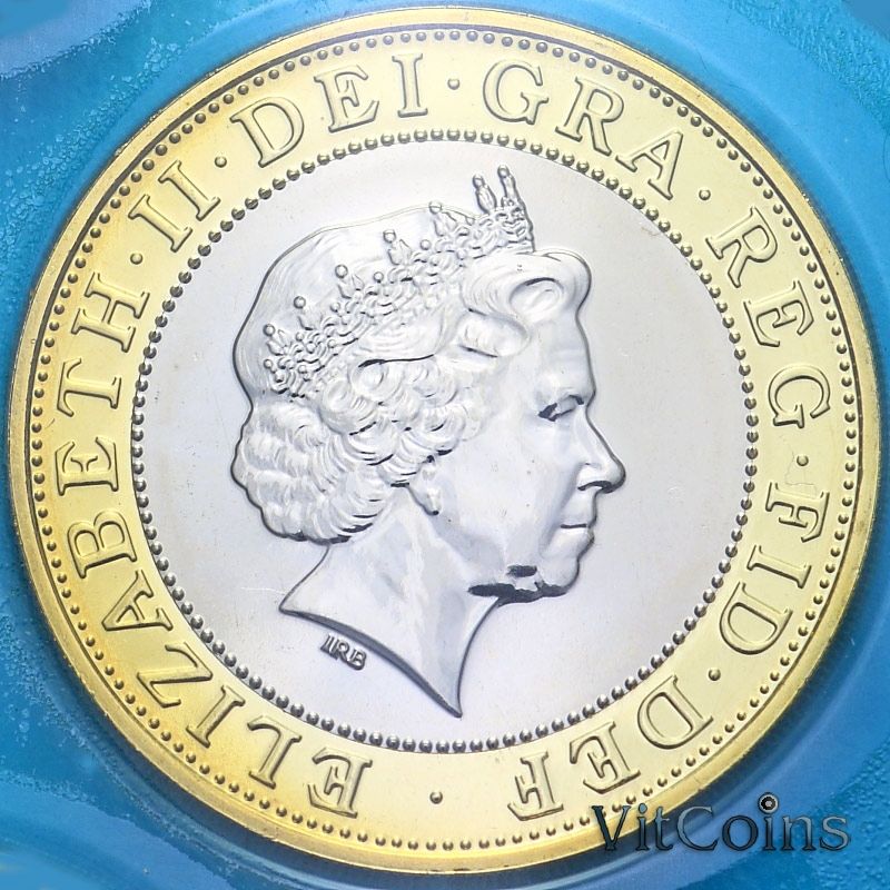 Монета Великобритания 2 фунта 2009 год. BU Монета Великобритания 2 фунта 2009 год. BU