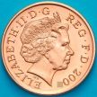 Монета Великобритания 1 пенни 2009 год.